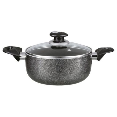 Brentwood Dutch Oven Aluminum Non-Stick 5 Qt-Gray